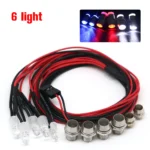 2 / 4 / 6 / 8 Lights 70cm Lenght RC LED Night Headlamps Headlights 3/5mm LED Light for Model Drift Crawler Car For RC Car - Image 14