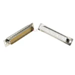 1PCS 3U Gold Plated Solid Pin HDD62 MALE FEMALE CONNECTOR Solder Type D-Sub 62pin serial port Adapter 62 pin 62P - Image 2