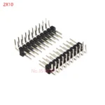 10PCS Double row MALE 2.54MM PITCH Right Angle PIN Header connector 2*2/3/4/5/6/7/8/9/10/16/20/40 PIN/P 2x/3/4/5/6/8/10/16/20/40 - Image 14