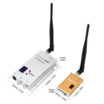 FPV 1.2G 5000mW 5W FPV Video Sender 1200Mhz Audio Video Wireless Transmitter and Receiver Long Distance for Rc FPV Drone - Image 4