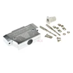 1set DB37 female MALE CONNECTOR + metal shell Solder Type D-Sub CONNECTORS 37 pin plug socket Adapter for DB62 8W8 13W6 17W5 - Image 2