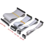 2PCS FC-FD DC4 2.54MM pitch male to female connector 8/10/16/20/40 PIN 20CM 30CM Flat Ribbon DOWNLOAD Data Cable IDC BOX HEADER - Image 2