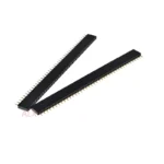 10pcs 1x40 Pin Single Row Straight Female Pin Header 2.54mm Pitch Strip Connector Socket 1*40 40p 40pin 40 Pin  For Pcb Arduino - Image 2