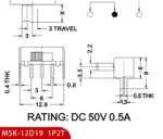 10PCS Slide Switch Micro-power Toggle Switch Single and Double-row Direct-inserted Horizontal Sliding Second Gear Third Gear - Image 32