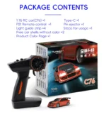 New Turbo Racing 1/76 Mini Electric Remote Control Car C76 Mini RTR Toy Car Sports Car Model Car for Adult Children's Toys Gift - Image 27