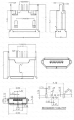 10pcs Vertical MICRO Mini USB 5pin Female Seat 180 Degrees Jack 5P Direct Plug-in USB Connector Charging Port Sock Power Plug - Image 4