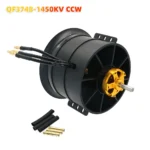 QX-MOTOR 90mm EDF 12 Blades Ducted Fan QF3748 3758 Brushless Motor 1000kv 1200kv 1450kv 1550kv CW CCW 100A 120A ESC For RC Jet - Image 17