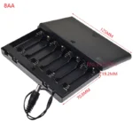 1Pcs AA Battery Box With Switch DC 5.5X2.1MM Plug 1AA/2AA/3AA/4AA 1X/2X/3X/4X Slot Battery Holder Case Diy 5.5*2.1 - Image 6