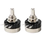 RV24YN20S 1Set(3PCS) Carbon Film Potentiometer 1K 2K 5K 10K 20K 50K 100K 1M Ohm Single Rotary Taper With A03 Knob With Dial - Image 3
