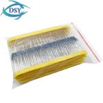 600pcs/set 30 Kinds 1/4W Resistance 1% Metal Film Resistor DSSUPPLY Pack Assorted Kit 1K 10K 100K 220ohm 1M Resistors 300pcs/set - Image 6