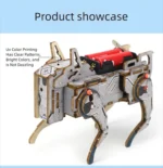 DIY Voice Control Mechanical Dog DIY Science Experiment Kit & Education Model Toy For Children Gift Toy Building Project - Image 12