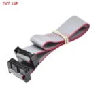 2pcs 2.54mm Pitch Fc-6/8/10/14/16/20/40/50 Pin 30cm Jtag Isp Download Cable Gray Flat Ribbon Data Cable For Dc3 Idc Box Header - Image 13