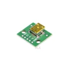 10PCS MINI USB FEMALE SOCKET TO DIP BOARD PITCH 2.54MM MINI 5PIN 5p female JACK plug CONNECTOR Converter adapter - Image 2