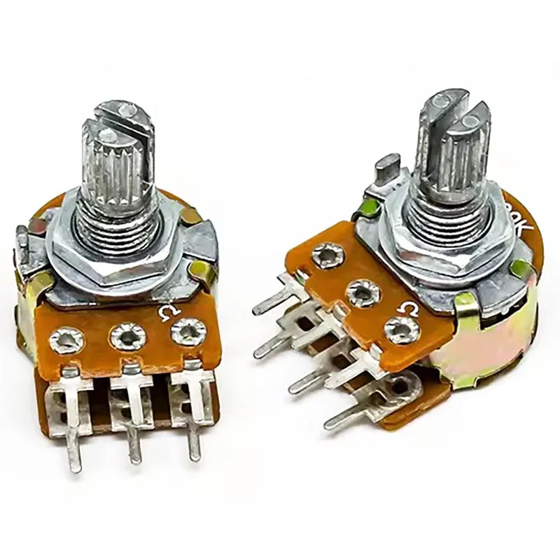5Pcs/Lot  WH148 Potentiometer B1K B2K B5K B10K B20K B50K B100K B500K B1M 6Pin Shaft1K 2K 5K 10K 20K 50K 100K 500K 1M