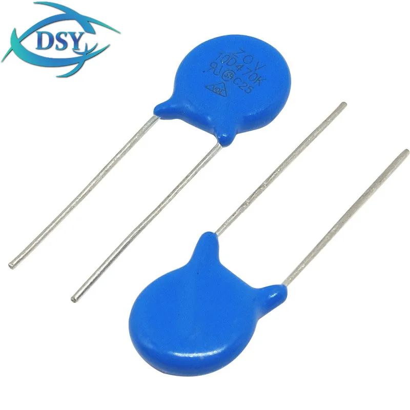 10PCS Varistors 10D101K 10D102K 10D241K 10D270K 10D271K 10D330K 10D390K 10D391K 10D470K 10D471K 10D561K 10D681K Piezoresistor