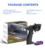 Turbo Racing 1:76 C71 C72 C73 C74 C75 C76 RTR Flat Running Toys on Road RC Car Proportional Remote Control Toys for Adults - Image 16