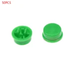 50PCS round Tactile Button caps for B3F-4055 12X12X7.3MM Micro TACT Key SWITCH FOR ARDUINO 12*12*7.3MM 12X12X7.3 SWITCHES - Image 11