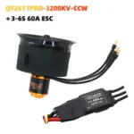 QX-MOTOR 64mm EDF 5 Blades Ducted Fan w/ QF2611 Pro 4000KV 3200KV 2900KV RC Brushless Motor CW CCW for 3S 4S 6S RC Jet Airplane - Image 10
