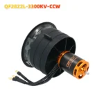 QX-MOTOR new 64mm EDF CW/CCW 12 Blades Ducted Fan with QF2822 Brushless Motor 2100KV 2300KV 3300KV 4300KV for Remote control toy - Image 20