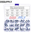 150PCS/Set Free Box RM065 RM-065 Trimming Potentiometer 100 1K 2K 5K 10K 20K 50K 100K 200K 500K Variable Resistors Assorted Kit - Image 4