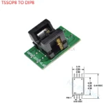 Sop8/Sop14/Sop16/Sop20/Sop28/44/Tssop8/Tssop16/Tssop20/Tssop28/TQFP32/LQFP44 To Dip Programmer Adapter Socket 150/208/173/300mil - Image 13
