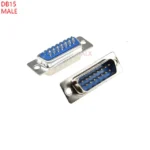 5Pcs DB9 DB15 DB25 DB37 Hole/Pin Female/Male Blue Welded Connector RS232 serial port socket DB D-SUB adapter 9/15/25/37 pin - Image 3