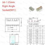 5Pcs JST-1.25mm ZH-1.5mm PH-2.0mm XH-2.54mm Male/Female Plug Connector With Wire 2/3/4/5/6/7/8/10P Pin Header Socket For Arduino - Image 24