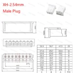 5Pcs JST-1.25mm ZH-1.5mm PH-2.0mm XH-2.54mm Male/Female Plug Connector With Wire 2/3/4/5/6/7/8/10P Pin Header Socket For Arduino - Image 32