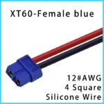 XT60 Connector Male & Female Plug with 10/20/30/50CM 12 AWG Silicone Wire for RC Airplane Quadcopter Lipo Battery ESC FPV Drone - Image 8