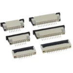 10pcs FPC FFC socket Connector 0.5mm 1mm Pitch Flat Cable  Flip bottom connection 4/5/6/8/10/12/14/16/20/22/24/30/34/40/50P - Image 3