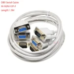 1PCS DB9 Serial Cable 9Pin RS232 Male/Female Straight/Crossover Type  PC Converter Expansion Cable 1.5M Extension Cable