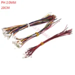 10pcs 20cm ph2.0 2/3/4/5/6/7/8/9/10 Pin Connector Plug With Cable Wire 2p/3p/4p/5p/6p/7p/8p/9p/10p 2.0mm Pitch - Image 2