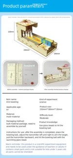 DIY Bowling Kit DIY Science Experiment Kit & Education Model Toy Physics Science Toys For Children Gift Toy - Image 17