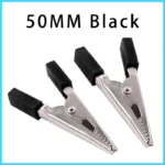 10PCS Small/Large Insulated Crocodile Clips Plastic Handle Cable Lead Testing Metal Alligator Clips Clamps 35/50MM Length - Image 11