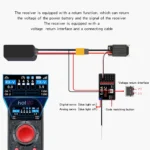 HOTRC DS-650 6CH 2.4G Radio System Transmitter Color Screen Remote Controller w/ F-06A Receiver for RC Boat Car Model DS600 - Image 17