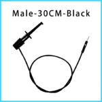 Test Hook Clip to Dupont Male/Female Jumper Wire 26AWG Silicone Cable For Breadboard Oscilloscope Logic Analyzer - Image 16