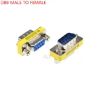 2pcs DB9 DB15 DB25 DB37 9/15/25/37 pin female to female/male to male RS232 serial port com CONNECTOR Mini Gender Changer adapter - Image 2