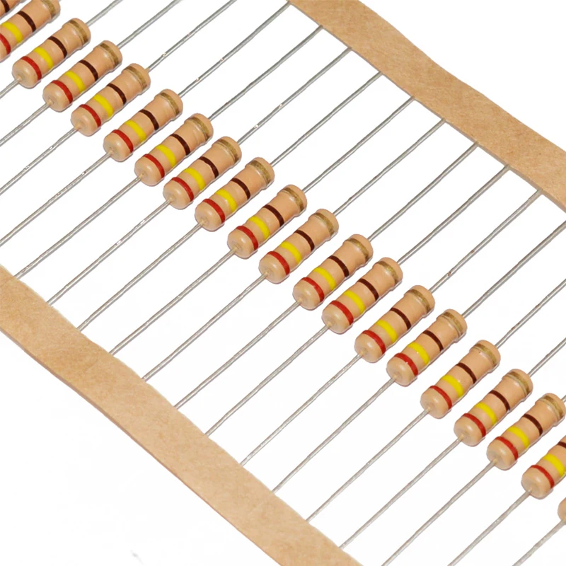 20pcs 1W Carbon Film Resistor 1 1.2 1.5 10 12 15 100 120 150 Ohm R K 5% Resistance 1R 1R2 1R5 10R 12R 100R 1K 10K 100K 0.1R-1M