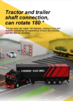 Tubro Racing 1:76 C50 10CH Detachable Attachable Remote Control Trailer Simulation Lights Horn Full Scale RC Trailer Model Toy - Image 15