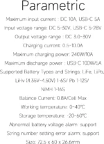 ISDT 608PD Lipo Balance Charger Discharger,DC 240W/10A PD 140W/5A Smart Digital Charger for RC Batteries LiFe/Lilon/LiPo/LiHV - Image 12