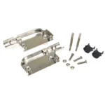 1Pcs DB25 Metal Housing Hood Right Angle Shell For D-SUB 25 Pin 2 Rows DB25 Pin Serial RS232 connector - Image 3