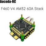Aocoda-RC F460 V4 Stack F405 V4  Flight  Controller with 60A AM32 4 in 1 ESC for Rc FPV Racing Drone