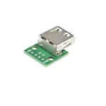 10pcs Usb 2.0 Female Socket To Dip 4p 4pin Adapter Connector To Dip 2.54mm Welded Pcb Converter Pinboard For Cellphone Data Line - Image 2