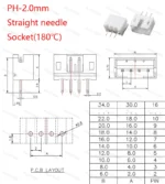 5Pcs JST-1.25mm ZH-1.5mm PH-2.0mm XH-2.54mm Male/Female Plug Connector With Wire 2/3/4/5/6/7/8/10P Pin Header Socket For Arduino - Image 31