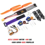 A2212 2212 2200KV 1400KV 1000KV Brushless Motor 30A 40A / 40A BLheli ESC SG90 9G Micro Servo for RC Fixed Wing Plane Helicopter - Image 9