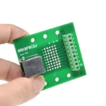 1pcs Rj45 8p8c Female Socket To Terminal Block Adapter Pcb Board Rj45 Ethernet Connector Converter Din Rail Mounting - Image 5