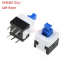 10PCS/LOT 5.8x5.8 7x7 8x8 8.5x8.5mm Self Locking / UNlock Push Tactile Power Micro Switch 6 Pin Button Switches 5.8*5.8MM 8*8MM - Image 11