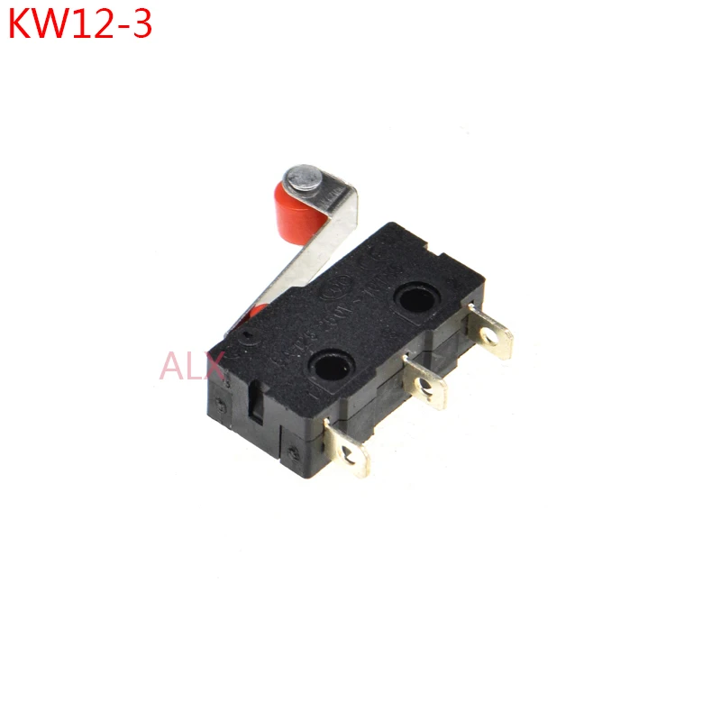 S67d5e4942ff84b3d994e15df986a6cbcr.webp 10pcs kw12-3 Micro Roller Lever Arm Normally Open Close Limit Switch - Image 1