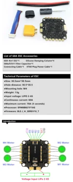 Mark4 V2 10inch 427mm FPV Racing Freestyle Drone Frame Kit F4 Flight Control 60A 4IN1 ESC X3115 900KV Motor 10inch Propeller - Image 13