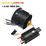 QX-MOTOR 90mm EDF 12 Blades Ducted Fan QF3748 3758 Brushless Motor 1000kv 1200kv 1450kv 1550kv CW CCW 100A 120A ESC For RC Jet - Image 10